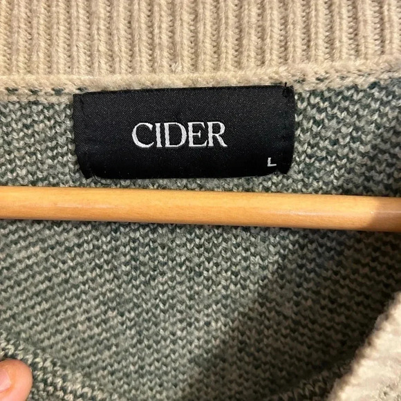 Cider Mushroom Knitted Sweater Size Large - Picture 4 of 5